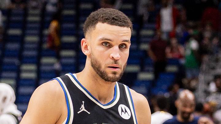 Milwaukee Bucks forward Pete Nance (35) walks off the court after a win against the New Orleans Pelicans at Smoothie King Center on February 20, 2026.
