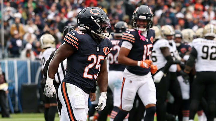 Chicago Bears RB Kyle Monangai