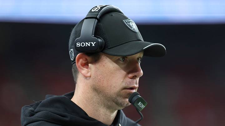 Aug 20, 2026; Houston, Texas, USA; Las Vegas Raiders head coach Klint Kubiak walks on the sideline during the fourth quarter against the Houston Texans at Reliant Stadium. Mandatory Credit: Troy Taormina-Imagn Images Aug 20, 2026; Houston, Texas, USA; Las Vegas Raiders head coach Klint Kubiak walks on the sideline during the fourth quarter against the Houston Texans at Reliant Stadium. Mandatory Credit: Troy Taormina-Imagn Images