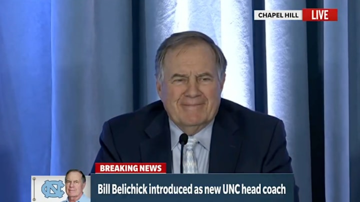 Bill Belichick shared his first words as a little kid were "beat Duke." 