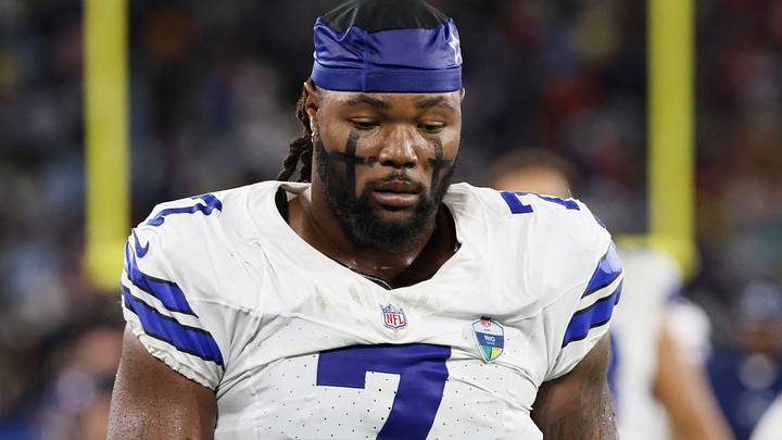 Dallas Cowboys OLB Rashan Gary looks dejected after the loss to the Baltimore Ravens. Dallas Cowboys OLB Rashan Gary looks dejected after the loss to the Baltimore Ravens.