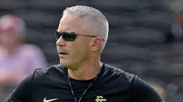 Oct 3, 2026; Tallahassee, Florida, USA; Florida State Seminoles head coach Mike Norvell before the game against the Virginia Cavaliers at Doak S. Campbell Stadium. Mandatory Credit: Melina Myers-Imagn Images Oct 3, 2026; Tallahassee, Florida, USA; Florida State Seminoles head coach Mike Norvell before the game against the Virginia Cavaliers at Doak S. Campbell Stadium. Mandatory Credit: Melina Myers-Imagn Images
