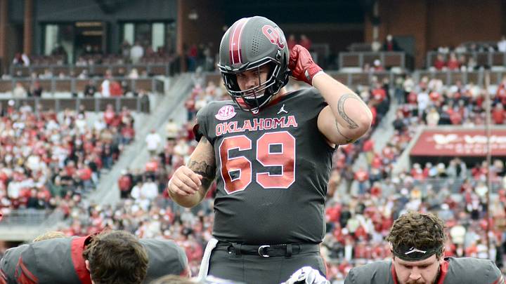 Oklahoma offensive lineman Jake Maikkula prepares for the Sooners' game against Missouri. Oklahoma offensive lineman Jake Maikkula prepares for the Sooners' game against Missouri.
