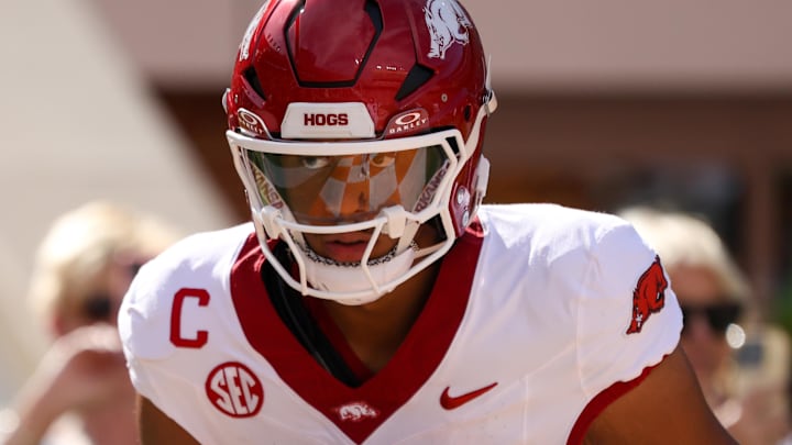 Arkansas Razorbacks quarterback Taylen Green