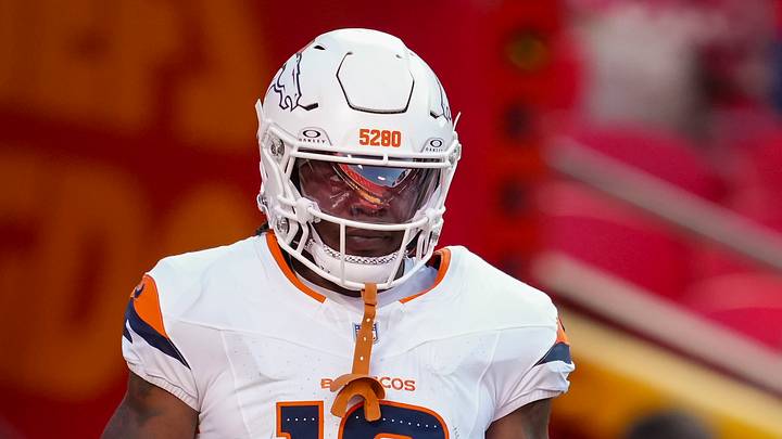 Denver Broncos running back RJ Harvey Denver Broncos running back RJ Harvey