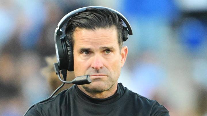 Oct 17, 2026; Durham, North Carolina, USA; Duke Blue Devils head coach Manny Diaz looks on during the second quarter against the North Carolina Tar Heels at Wallace Wade Stadium. Mandatory Credit: Zachary Taft-Imagn Images Oct 17, 2026; Durham, North Carolina, USA; Duke Blue Devils head coach Manny Diaz looks on during the second quarter against the North Carolina Tar Heels at Wallace Wade Stadium. Mandatory Credit: Zachary Taft-Imagn Images
