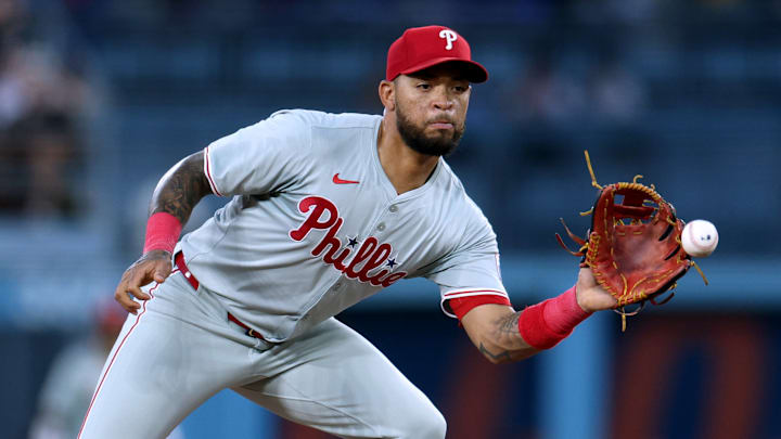 Philadelphia Phillies plan on trying out reserve infielder Edmundo Sosa in the outfield during spring training