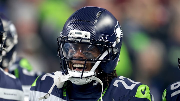 Seattle Seahawks all-purpose star Rashid Shaheed smiles Seattle Seahawks all-purpose star Rashid Shaheed smiles