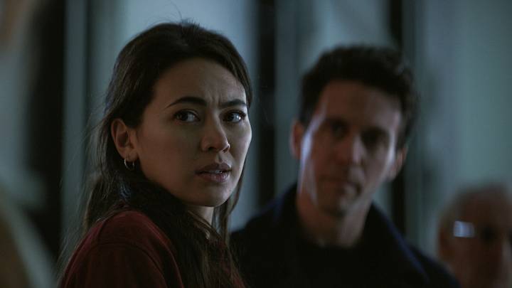 Jessica Henwick (Helen) and Ashley Zukerman (Daniel) in Silo season 3. Jessica Henwick (Helen) and Ashley Zukerman (Daniel) in Silo season 3.