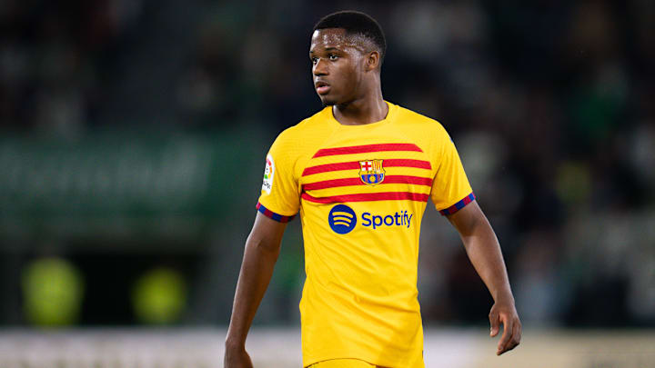 Ansu Fati, buteur lors de la dernière journée avec le Barça