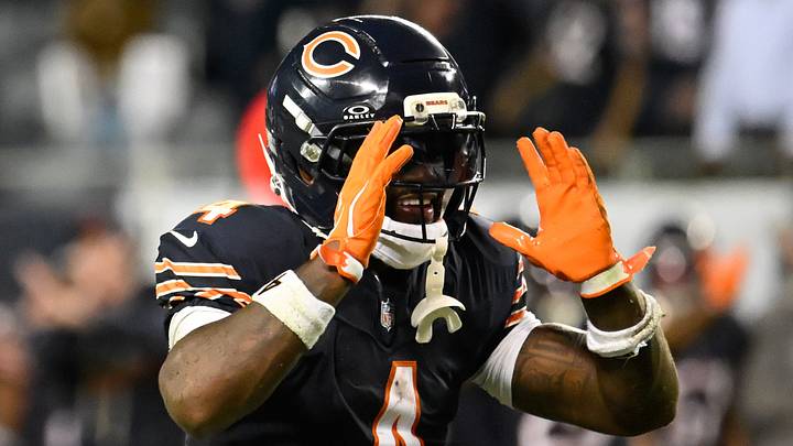 Chicago Bears running back D'Andre Swift