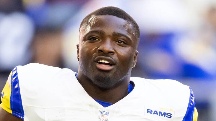 Los Angeles Rams linebacker Byron Young. Los Angeles Rams linebacker Byron Young.
