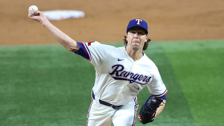 Texas Rangers pitcher Jacob deGrom./