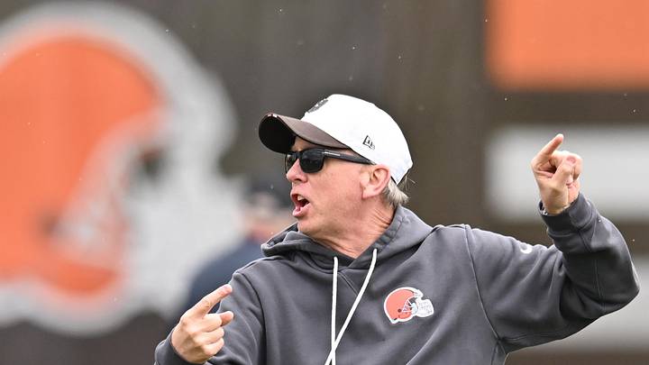 May 8, 2026; Berea, OH, USA; Cleveland Browns head coach Todd Monken during rookie minicamp at CrossCountry Mortgage Campus. Mandatory Credit: Ken Blaze-Imagn Images
May 8, 2026; Berea, OH, USA; Cleveland Browns head coach Todd Monken during rookie minicamp at CrossCountry Mortgage Campus. Mandatory Credit: Ken Blaze-Imagn Images