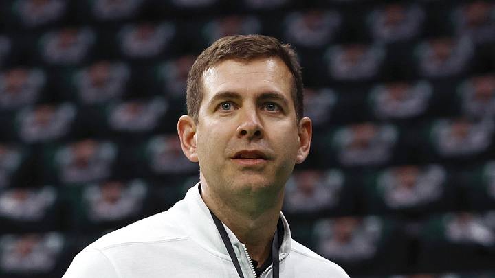 Boston Celtics president of basketball operations Brad Stevens before their game against the Cleveland Cavaliers at TD Garden.