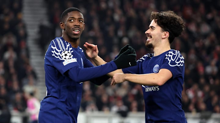 Could Ousmane Dembélé (left) gift his Ballon d’Or crown to a teammate in 2026?