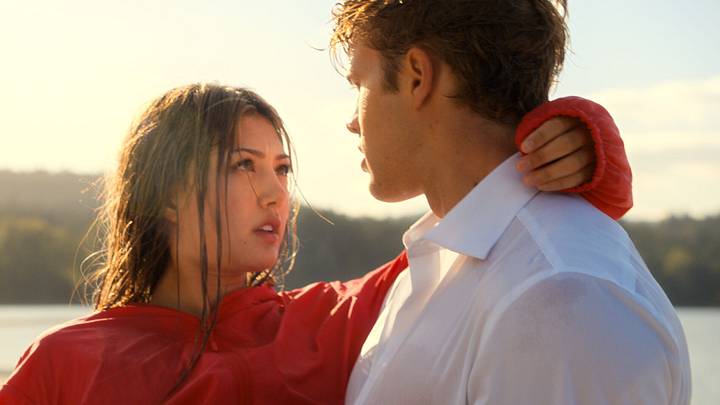 Crew Girl S1. (L to R) Miku Martineau as Teagan Tao and Sam Braun as Josh Regis in Crew Girl S1