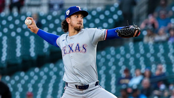 Former Philadelphia Phillies pitcher and now Texas Rangers starter Michael Lorenzen