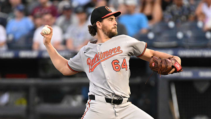 Baltimore Orioles starting pitcher Dean Kremer (64) kept Tampa Bay's bats quiet on Tuesday night, allowing just one run. Baltimore Orioles starting pitcher Dean Kremer (64) kept Tampa Bay's bats quiet on Tuesday night, allowing just one run.