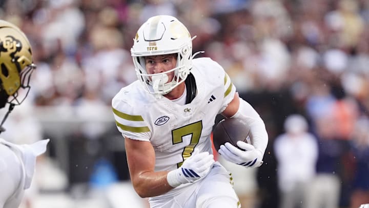 Georgia Tech transfer Bailey Stockton is one of five receivers the Florida Gators added from the transfer portal. 