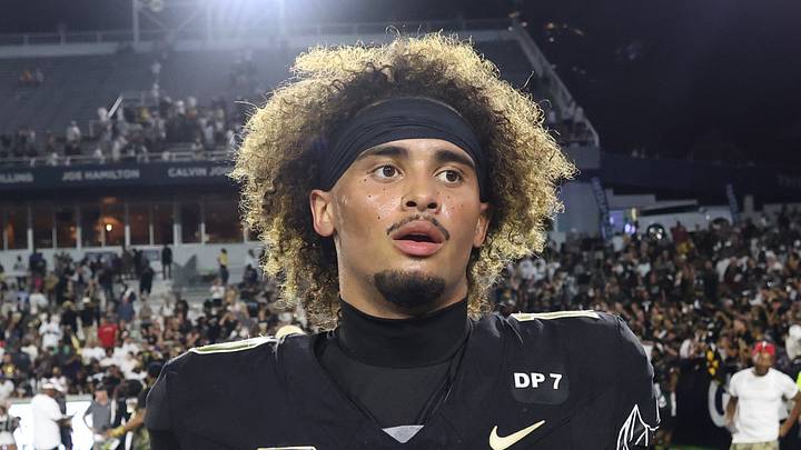 Sep 3, 2026; Atlanta, Georgia, USA; Colorado Buffaloes quarterback Julian Lewis (10) walks off the field after defeating the Georgia Tech Yellow Jackets at Bobby Dodd Stadium at Hyundai Field. Mandatory Credit: Brett Davis-Imagn Images Sep 3, 2026; Atlanta, Georgia, USA; Colorado Buffaloes quarterback Julian Lewis (10) walks off the field after defeating the Georgia Tech Yellow Jackets at Bobby Dodd Stadium at Hyundai Field. Mandatory Credit: Brett Davis-Imagn Images