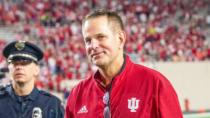 Head Coach Curt Cignetti during the Indiana versus Illinois football game at Memorial Stadium on Saturday, Sept. 20, 2025