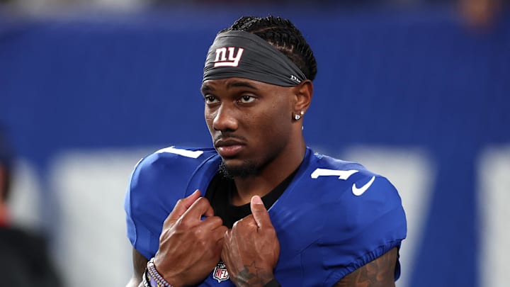 Giants receiver Malik Nabers will hopefully be ready to play by Week 1.