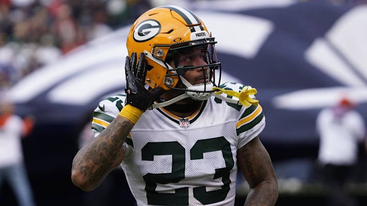 Green Bay Packers cornerback Jaire Alexander (23).