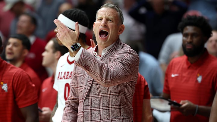 Alabama Crimson Tide head coach Nate Oats 