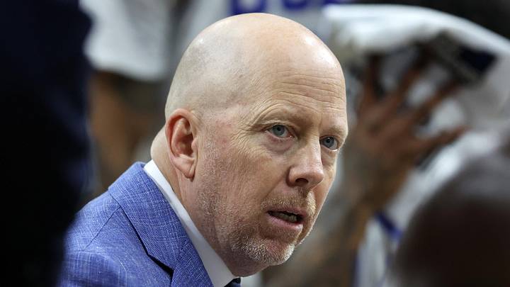 Mar 20, 2026; Philadelphia, PA, USA; UCLA Bruins head coach Mick Cronin reacts in the first half during a first round game of the men's 2026 NCAA Tournament at Xfinity Mobile Arena. Mandatory Credit: Bill Streicher-Imagn Images Mar 20, 2026; Philadelphia, PA, USA; UCLA Bruins head coach Mick Cronin reacts in the first half during a first round game of the men's 2026 NCAA Tournament at Xfinity Mobile Arena. Mandatory Credit: Bill Streicher-Imagn Images