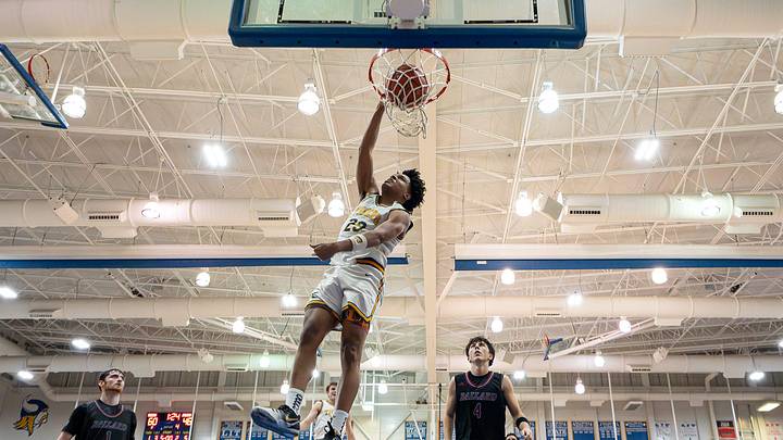 St. Xavier's Jeremiah Jackson (23) dunks the ball during second half action as the St. Xavier Tigers battle the Ballard Bruins in the KHSAA 7th Region boys basketball final at Valley High School on March 9, 2026, in Louisville, Ky. Jackson showed out in game one of the Kentucky-Indiana All-Stars series, scoring 24 points and snagging six rebounds. St. Xavier's Jeremiah Jackson (23) dunks the ball during second half action as the St. Xavier Tigers battle the Ballard Bruins in the KHSAA 7th Region boys basketball final at Valley High School on March 9, 2026, in Louisville, Ky. Jackson showed out in game one of the Kentucky-Indiana All-Stars series, scoring 24 points and snagging six rebounds.