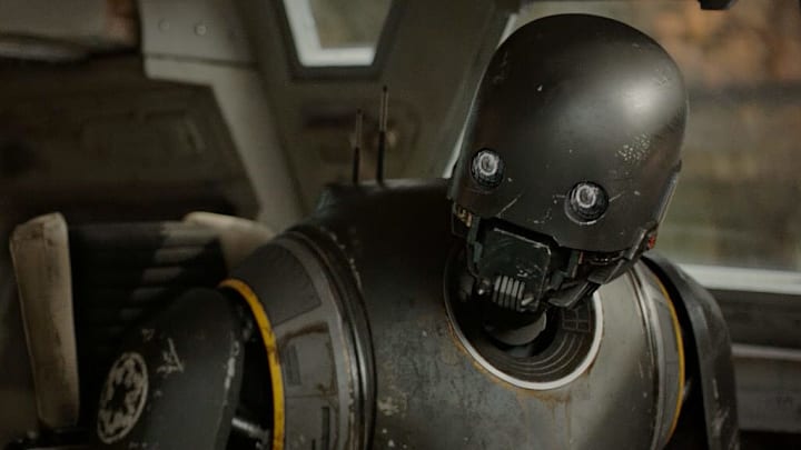 Rogue One: A Star Wars Story. K-2SO played by Alan Tudyk.