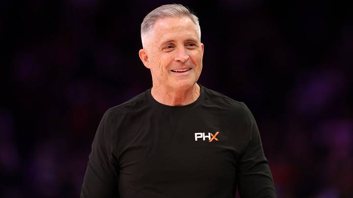Jun 17, 2026; Phoenix, Arizona, USA; Phoenix Suns general manager Brian Gregory in attendance of the Phoenix Mercury game against the Las Vegas Aces at Mortgage Matchup Center. Mandatory Credit: Mark J. Rebilas-Imagn Images Jun 17, 2026; Phoenix, Arizona, USA; Phoenix Suns general manager Brian Gregory in attendance of the Phoenix Mercury game against the Las Vegas Aces at Mortgage Matchup Center. Mandatory Credit: Mark J. Rebilas-Imagn Images