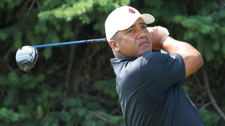 Jhonattan Vegas won for the first time in seven years with the title at the 3M Open. Jhonattan Vegas won for the first time in seven years with the title at the 3M Open.