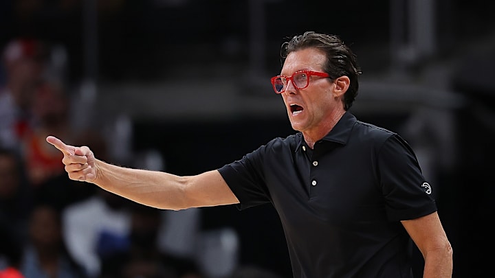 Atlanta Hawks head coach Quin Snyder