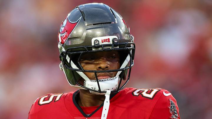 Aug 22, 2026; Tampa, Florida, USA; Tampa Bay Buccaneers cornerback Jacob Parrish (25) looks on against the Kansas City Chiefs in the first quarter during a preseason game at Raymond James Stadium. Mandatory Credit: Nathan Ray Seebeck-Imagn Images Aug 22, 2026; Tampa, Florida, USA; Tampa Bay Buccaneers cornerback Jacob Parrish (25) looks on against the Kansas City Chiefs in the first quarter during a preseason game at Raymond James Stadium. Mandatory Credit: Nathan Ray Seebeck-Imagn Images