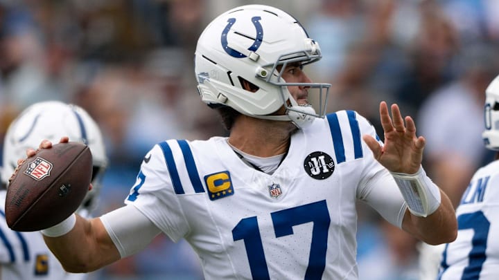 Colts quarterback Daniel Jones has been outstanding through the first month of the season. 