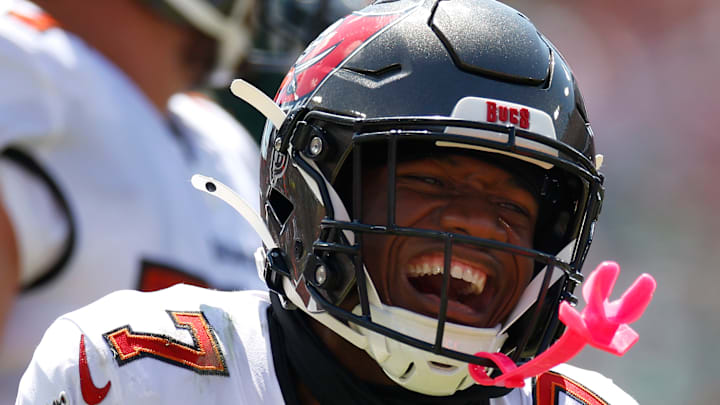 Tampa Bay Buccaneers RB Bucky Irving got into a heated exchange with Tristan Wirfs on the sideline during Week 17's loss.