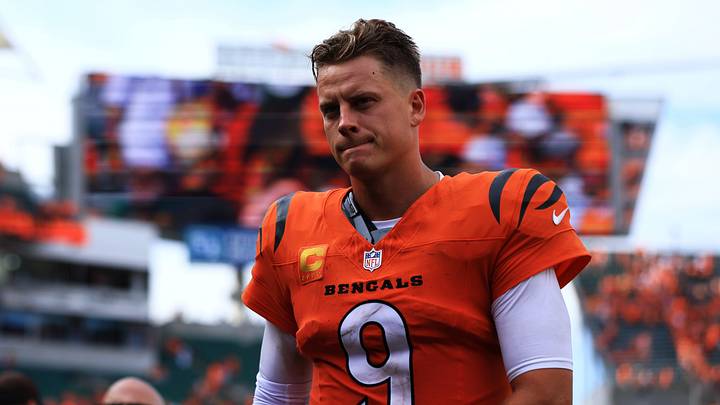 Sep 13, 2026; Cincinnati, Ohio, USA; Cincinnati Bengals quarterback Joe Burrow (9) reacts after the game against the Tampa Bay Buccaneers at Paycor Stadium. Mandatory Credit: Katie Stratman-Imagn Images Sep 13, 2026; Cincinnati, Ohio, USA; Cincinnati Bengals quarterback Joe Burrow (9) reacts after the game against the Tampa Bay Buccaneers at Paycor Stadium. Mandatory Credit: Katie Stratman-Imagn Images