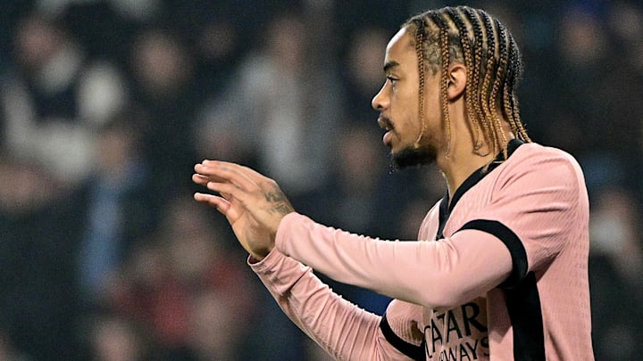 Bradley Barcola a inscrit un doublé sur la pelouse d'Angers et porte son total à 10 buts en Ligue 1.