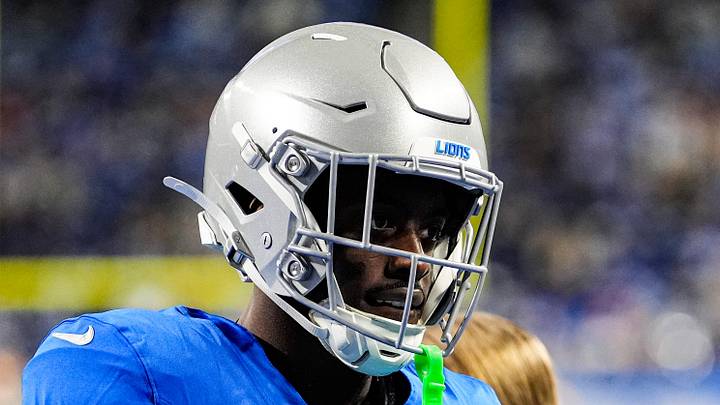 Detroit Lions cornerback Terrion Arnold.