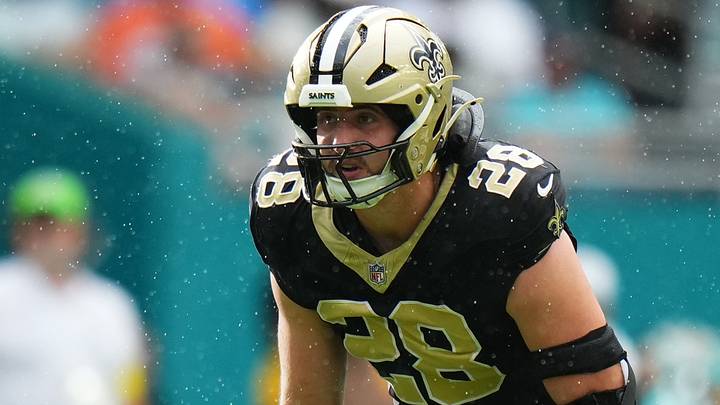 New Orleans Saints LB Danny Stutsman (28) New Orleans Saints LB Danny Stutsman (28)