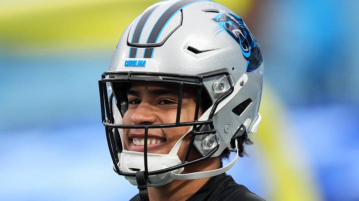 Carolina Panthers wide receiver Jalen Coker