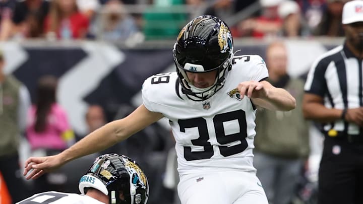 Jaguars kicker Cam Little faces the New York Jets in Week 15.