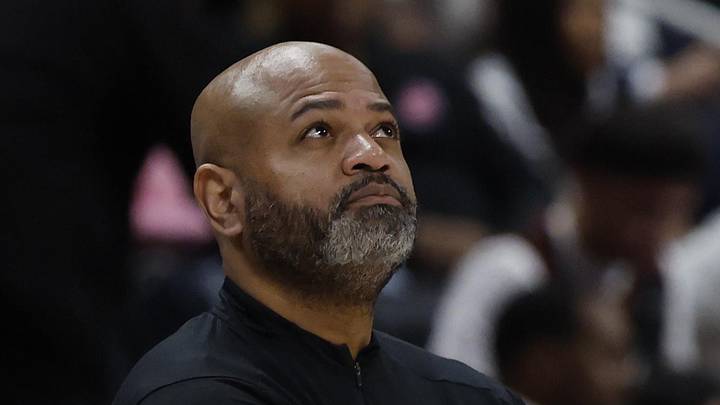 May 5, 2026; Detroit, Michigan, USA; Detroit Pistons head coach J.B. Bickerstaff looks on in the first half against the Cleveland Cavaliers during game one of the second round of the 2026 NBA Playoffs at Little Caesars Arena. Mandatory Credit: Rick Osentoski-Imagn Images May 5, 2026; Detroit, Michigan, USA; Detroit Pistons head coach J.B. Bickerstaff looks on in the first half against the Cleveland Cavaliers during game one of the second round of the 2026 NBA Playoffs at Little Caesars Arena. Mandatory Credit: Rick Osentoski-Imagn Images