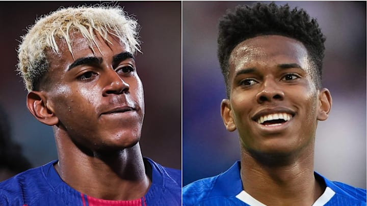 Lamine Yamal (left) and Estêvão (right) are the next generation of superstar forwards.