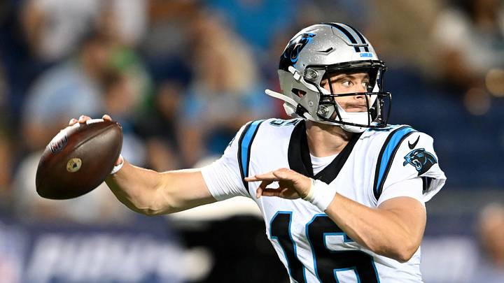 Carolina Panthers quarterback Haynes King
