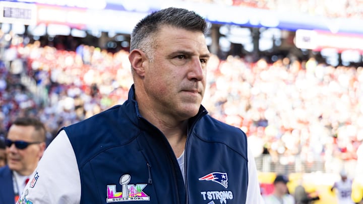 New England Patriots head coach Mike Vrabel.