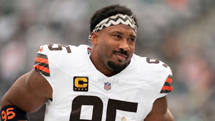 Cleveland Browns defensive end Myles Garrett