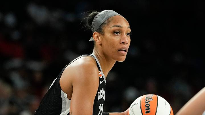 Las Vegas Aces center A'ja Wilson